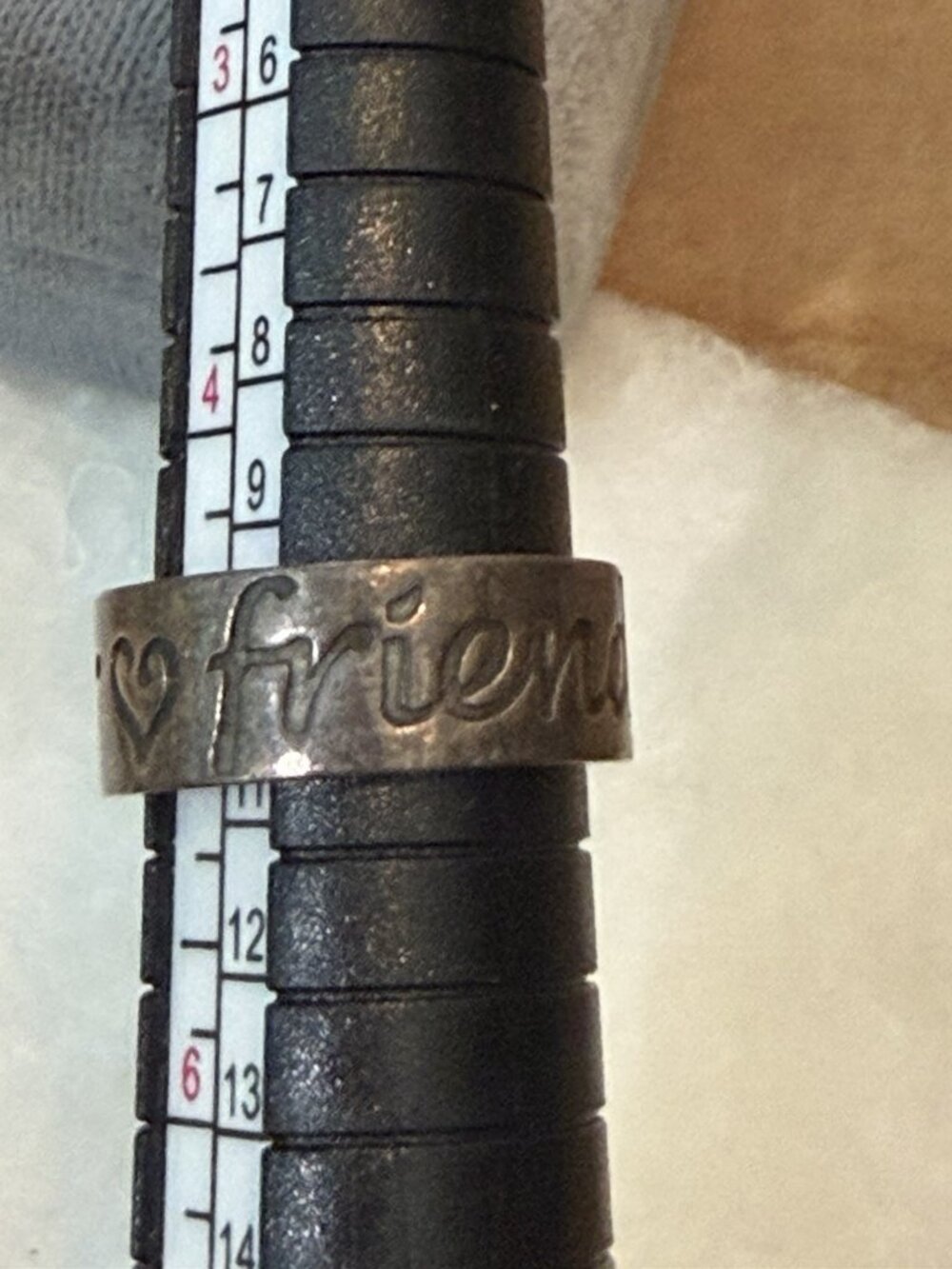 James Avery Sterling Silver .925 Forever Friends Ring Size 5